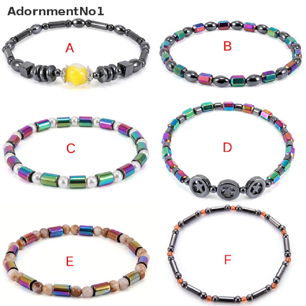 (AdornmentNo1) Gelang Kaki Batu Hematite Pelangsing / Penurun Berat Badan Untuk Wanita