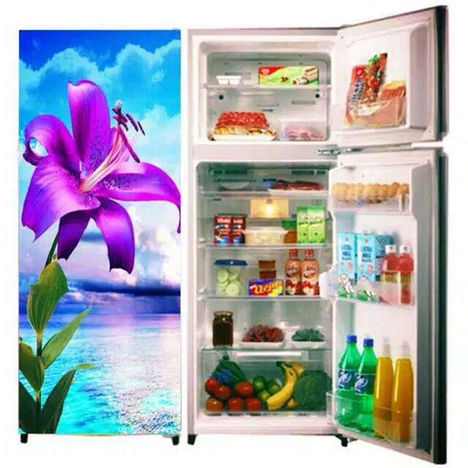 Stiker kulkas 2 pintu