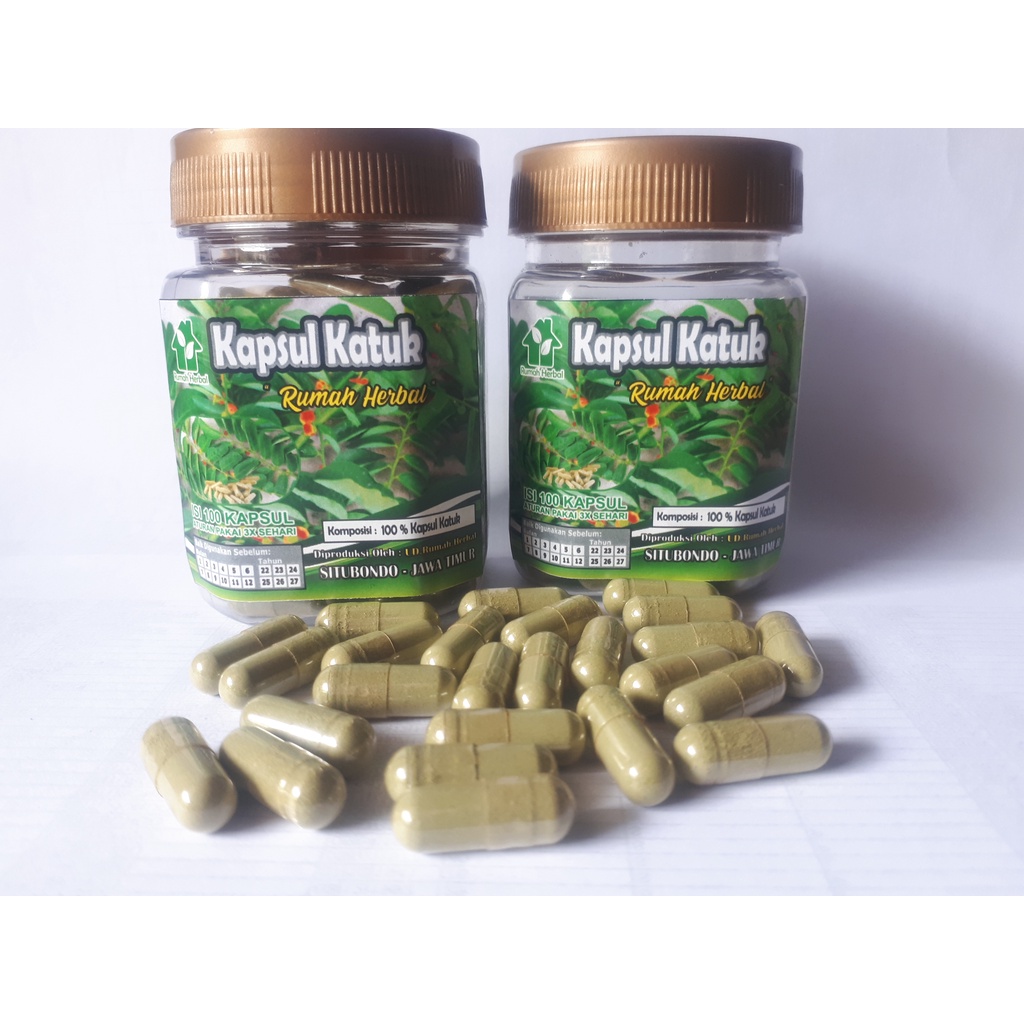 

Kapsul Daun Katuk Isi 100 kapsul