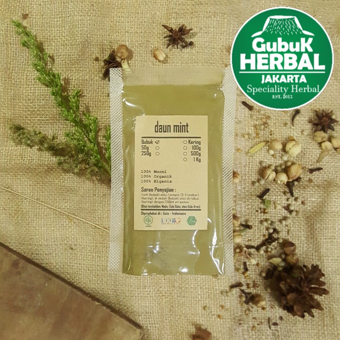 

DAUN MINT BUBUK 1 KG - Mentha - MURNI TANPA GULA - BUBUK HALUS