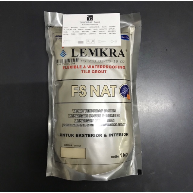 Jual Semen Nat Lemkra Cream Kg Pengisi Nat Keramik Shopee Indonesia