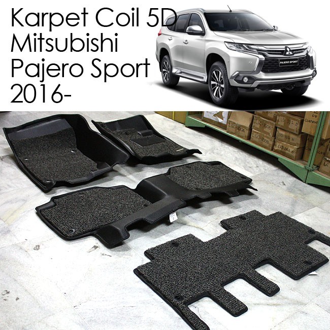 KARPET 5D COIL PAJERO SPORT 2016