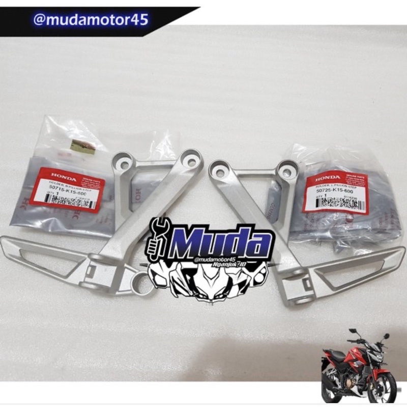 ALMU DUDUKAN FOOT STEP BELAKANG CB150R V3 K15M CB 150 R LED STREETFIRE 50715-50725-K15-600 50715K156