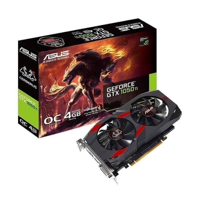 ASUS GeForce GTX 1050 Ti CERBERUS-GTX1050TI-O4G 4GB 128-Bit GDDR5