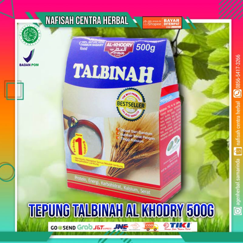 

Talbinah Al Khodry Tepung Gandum | Bubur Gandum Sehat