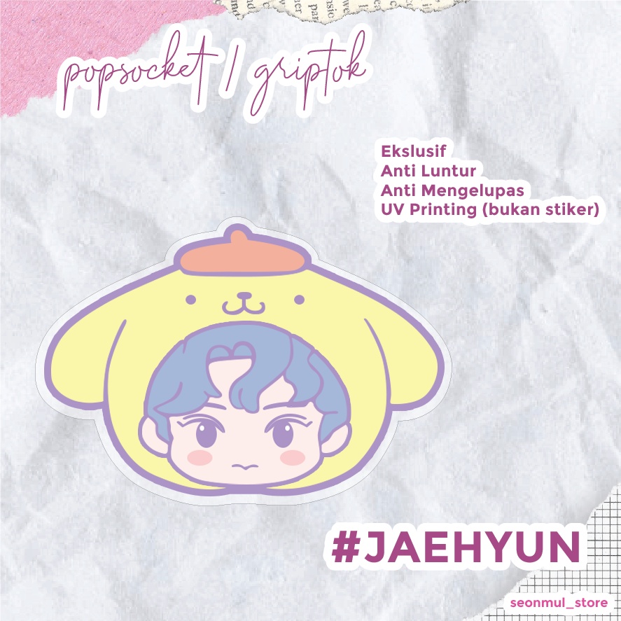 NCT X SANRIO Acrylic Popsocket Griptok / NCT X SANRIO Character Pop Soket Griptok / NCT X SANRIO Popsoket Griptok Akrilik
