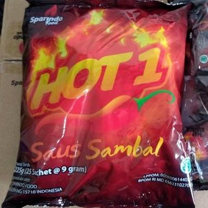 

Saos Sambal HOT 1 Pedas Saus Sambal Sauce HOT 1 Pedas Saus Sachet