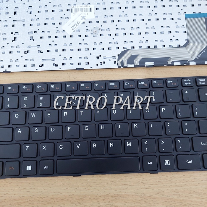 Keyboard Laptop Lenovo IdeaPad 100-14IBY - HITAM BERGARANSI