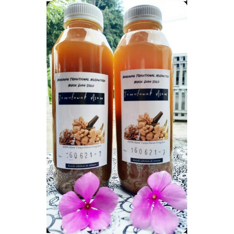 

Jamu Tradisional Nusantara Mbok DIAH asli Solo ukuran 250 ml