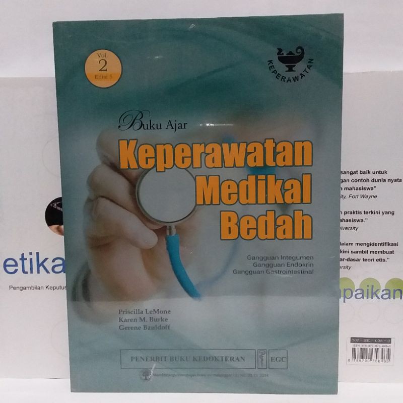 Jual Original Buku Ajar Keperawatan Medikal Bedah Vol Edisi