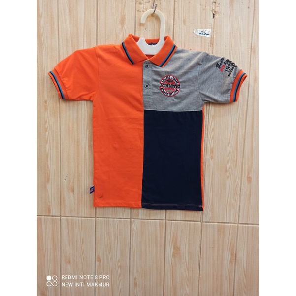 Ready stok polo anak motif random 8