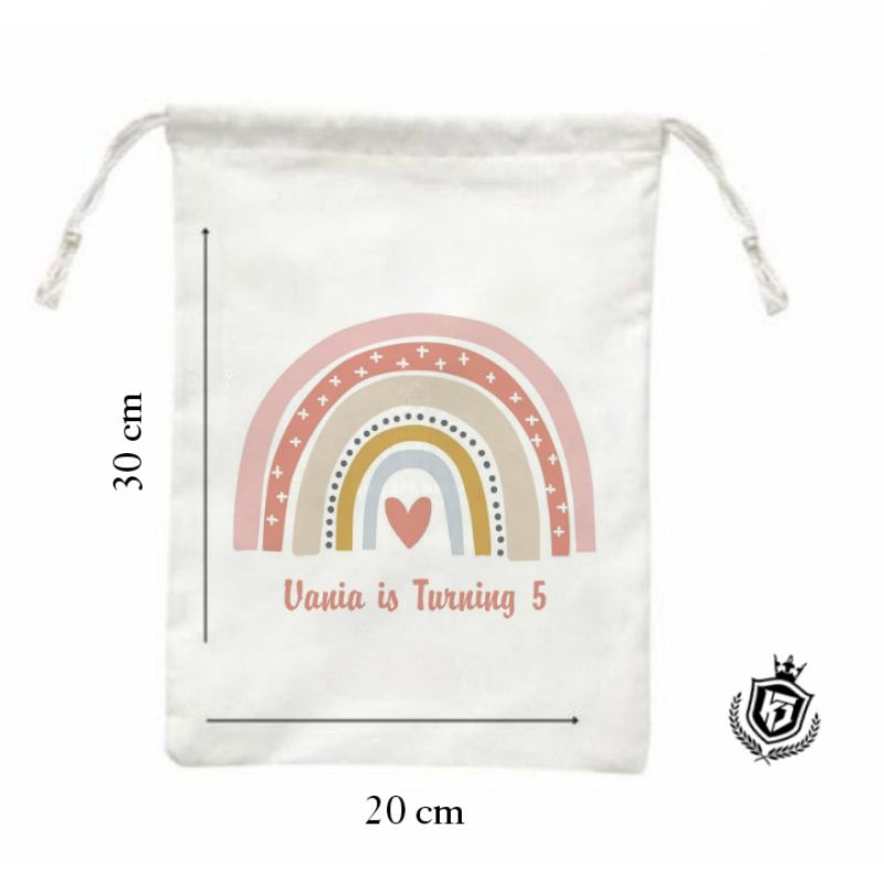 Tas Blacu serut tas ultah bahan Grade A