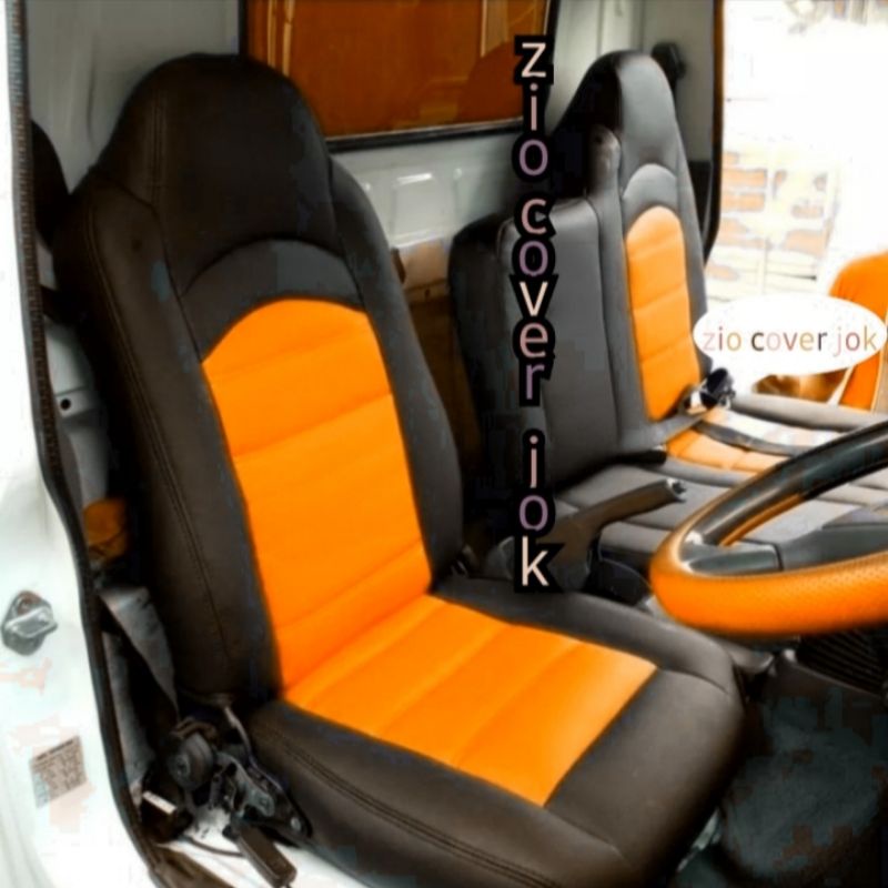 sarung jok mobil truk isuzu elef bonus sarung setir,cover jok mobil truk isuzu elf variasi