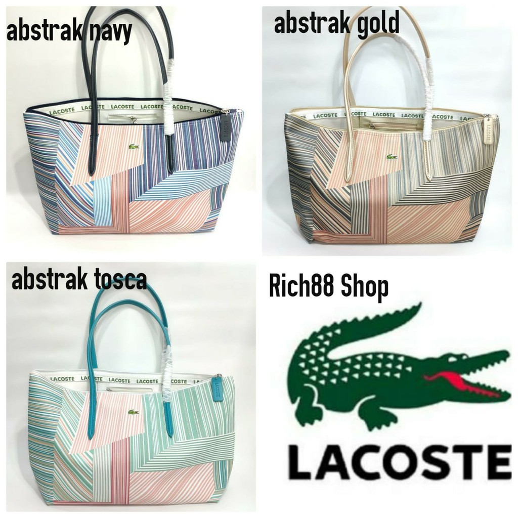 Tote bag Lacoste Motif import premium quality tas wanita