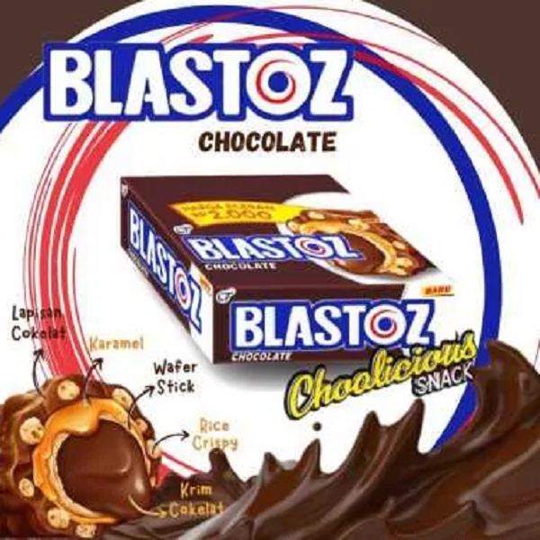 

BLASTOZ Chocolate wafer roll [12pcs/Box]