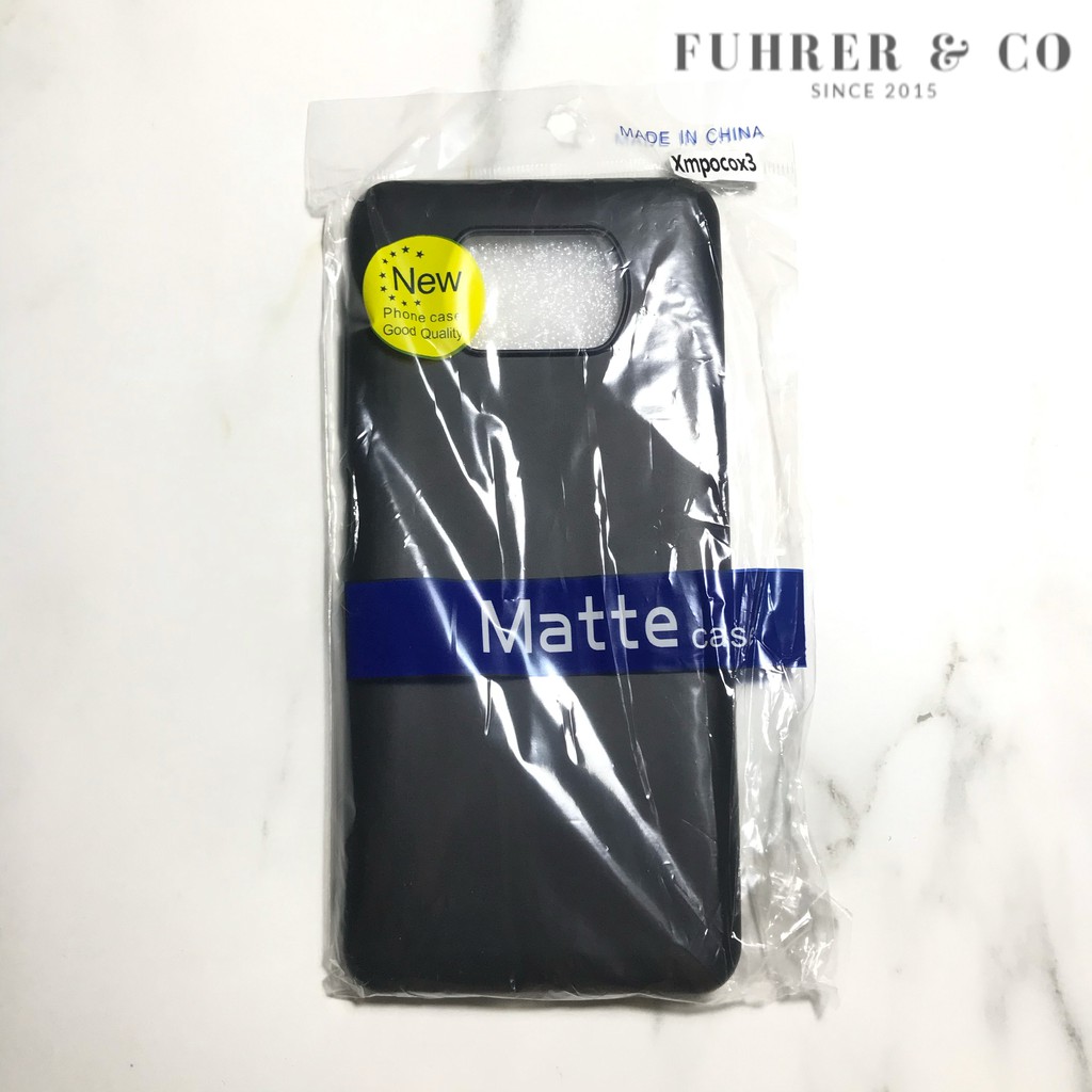 Vanvo Soft Casing + Tempered Glass Xiaomi Poco X3 NFC