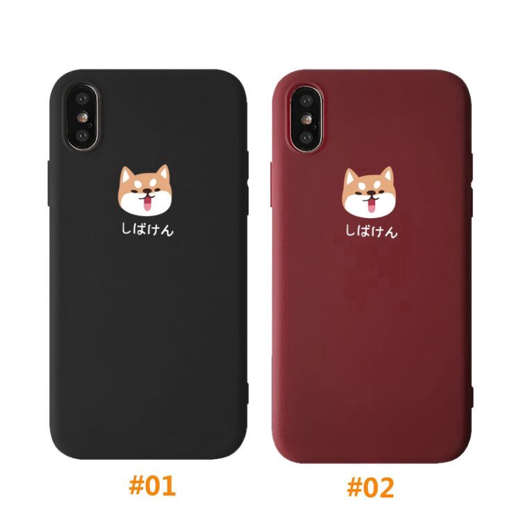 BeeMS Case Belakang Motif Ekspresi Anjing Lucu untuk