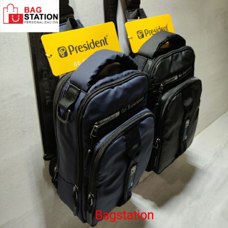 SLING BAG PRESIDENT USB 2 IN 1 ORIGINAL ASLI IMPORT CHEST BAG PRESIDENT TAS SELEMPANG PRESIDENT TAS TRAVEL CROSSBODY PRESIDENT