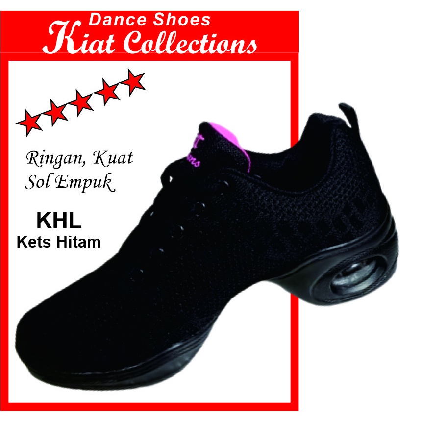 SEPATU WANITA KETS KML SNEAKERS LINE DANCE TARI MENARI  DANSA JOGING OR  LARI  SENAM  SHUFFLE DANCE (KHL, KML, KPL)