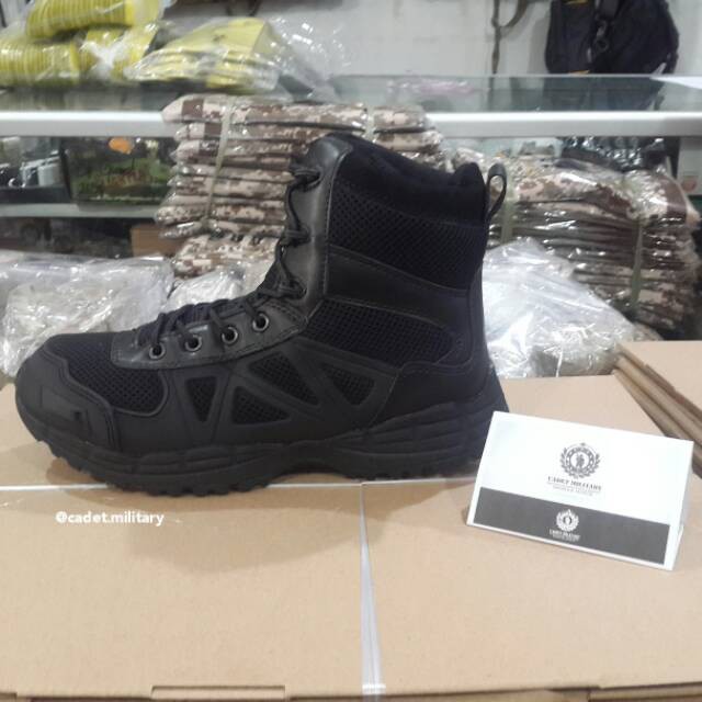 Promo  Sepatu ARM Tactical Boots 6" - Hitam (Black)  Tactical Outdoor