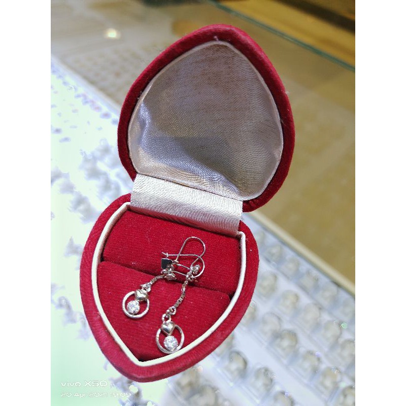 Anting perak 925 mix gold