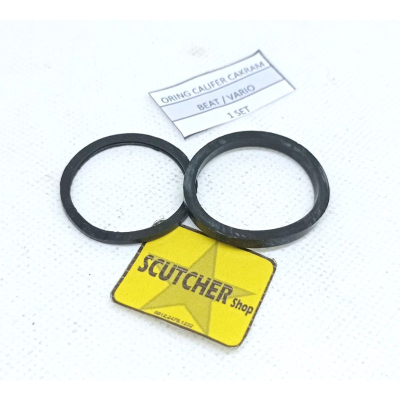 Oring-Seal-Karet Piston Kaliper Cakram Depan Honda Beat Karbu Lama-Old vario