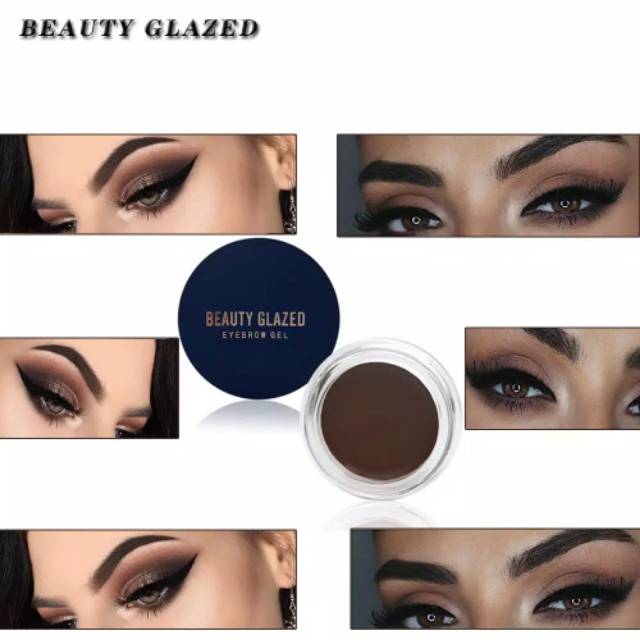 BEAUTY GLAZED Long-lasting Easy Wearing Eyebrow Gel with Brush Eye Makeup Cosmetics