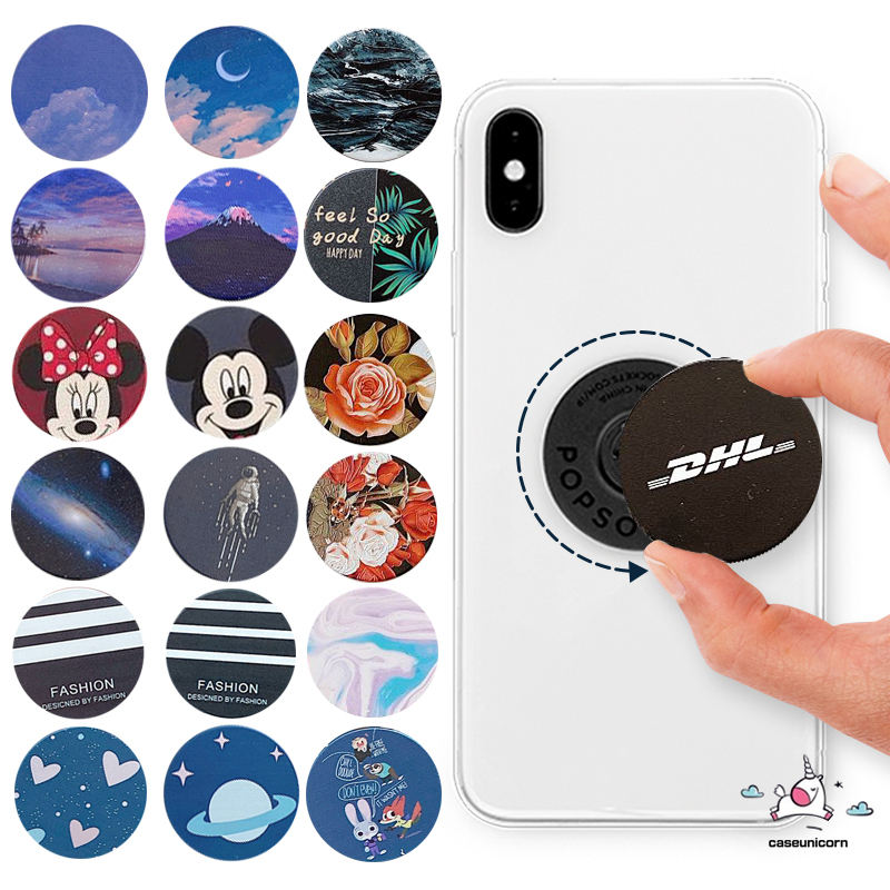 Popsocket Motif Kartun We Bare Bears Mickey Minnie Untuk Handphone Universal