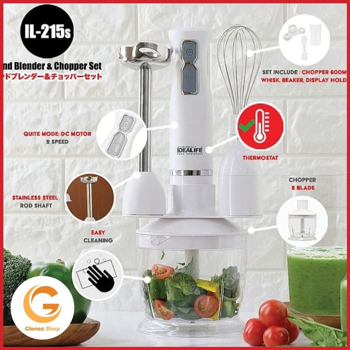 Hand Blender/Mixer/Blender Idealife Multi Speed il-215s