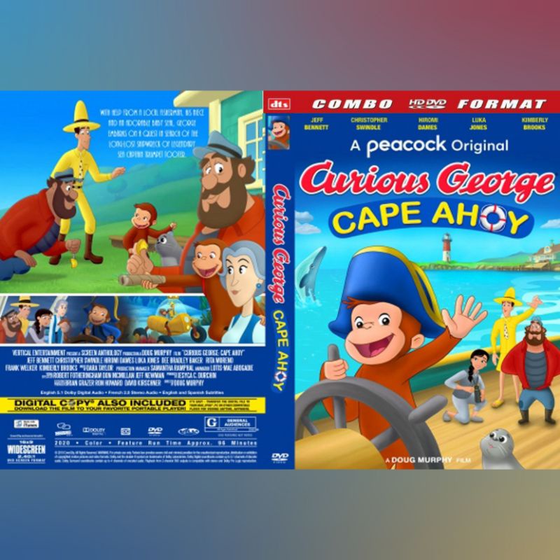 Kaset Film Kartun CORIOUS GEORGE CAPE AHOY