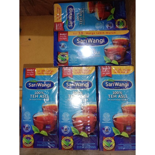 

TEH SARI WANGI ISI 30 100% TEH ASLI