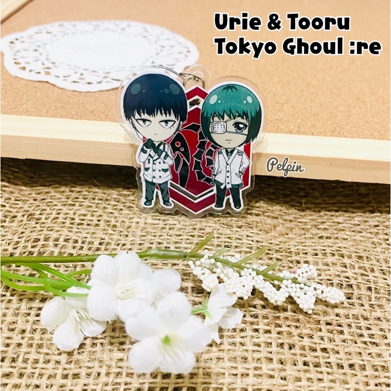 gantungan kunci tokyo ghoul re haise kaneki ken juuzou shuzuya toru mutsuki urie bening keychain