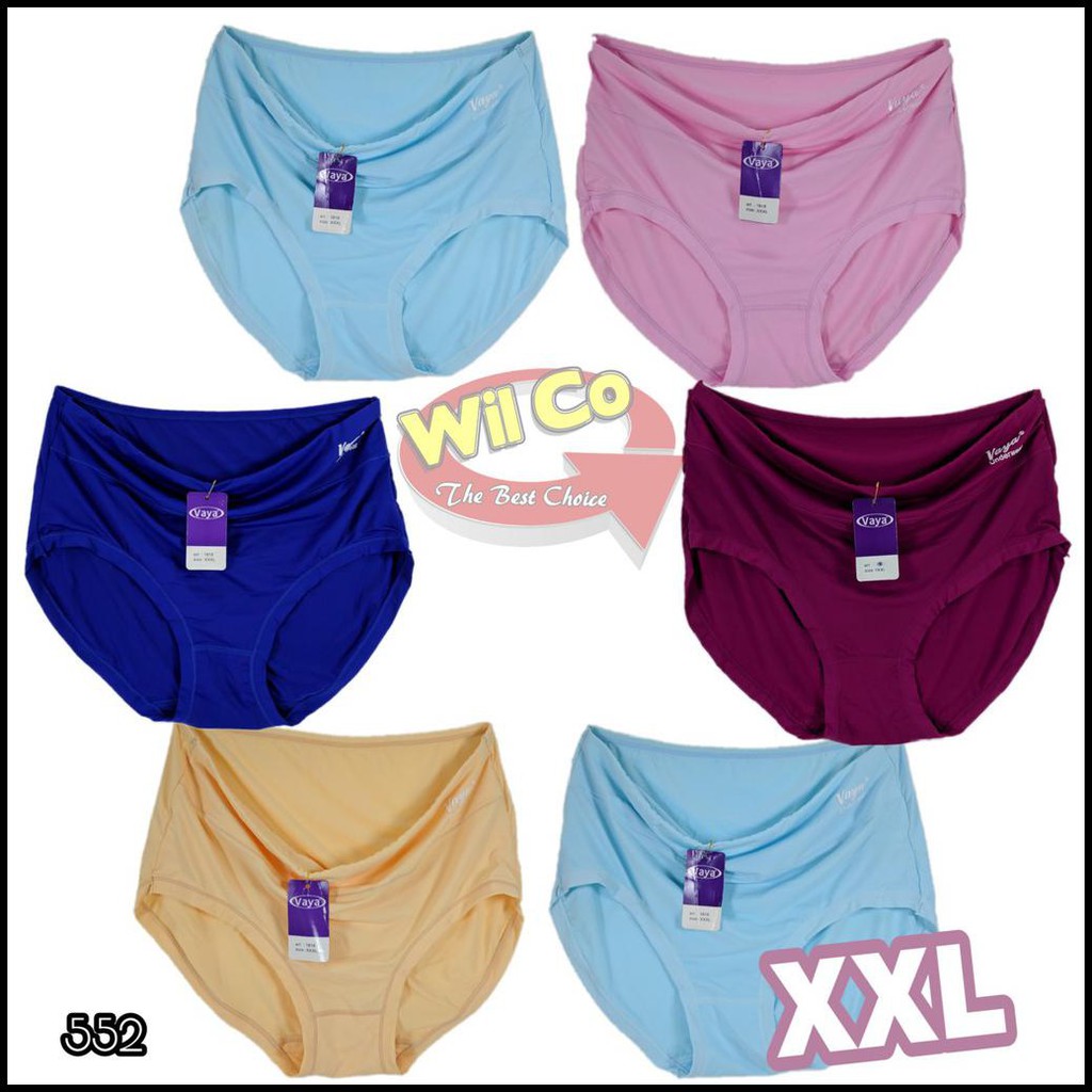 J552 Celana  Dalam  Wanita Jumbo Xxxl Cd Wanita Jumbo Vaya  