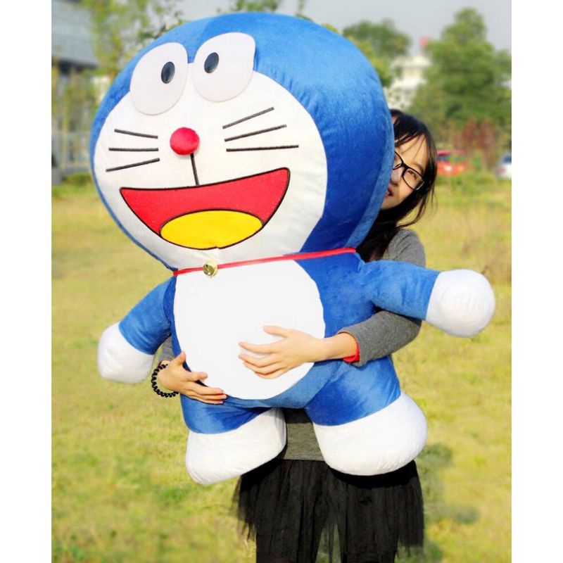 BONEKA DORAEMON BESAR GIANT SUPER JUMBO 1 METER SNI KADO ULANG TAHUN TEMAN PACAR