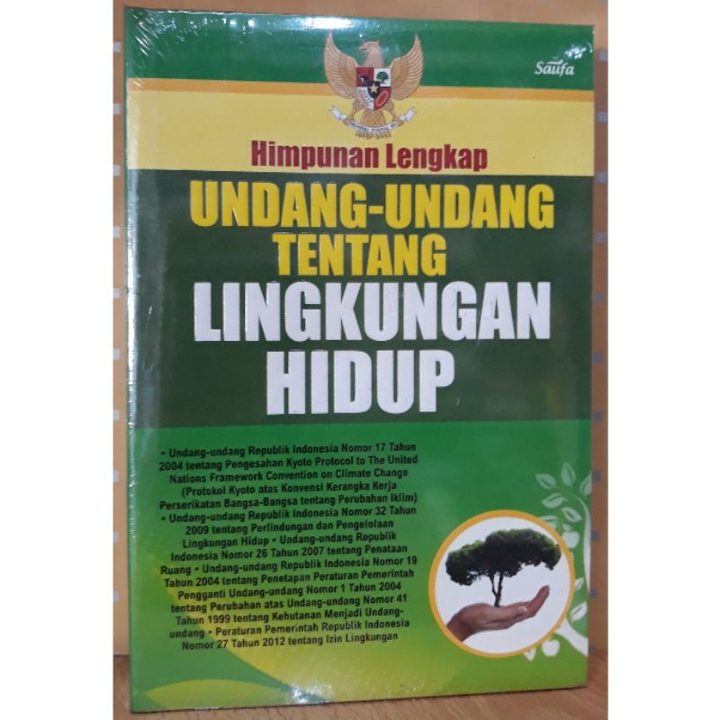 BUKU HIMPUNAN LENGKAP UNDANG-UNDANG TENTANG LINGKUNGAN HIDUP (SC)