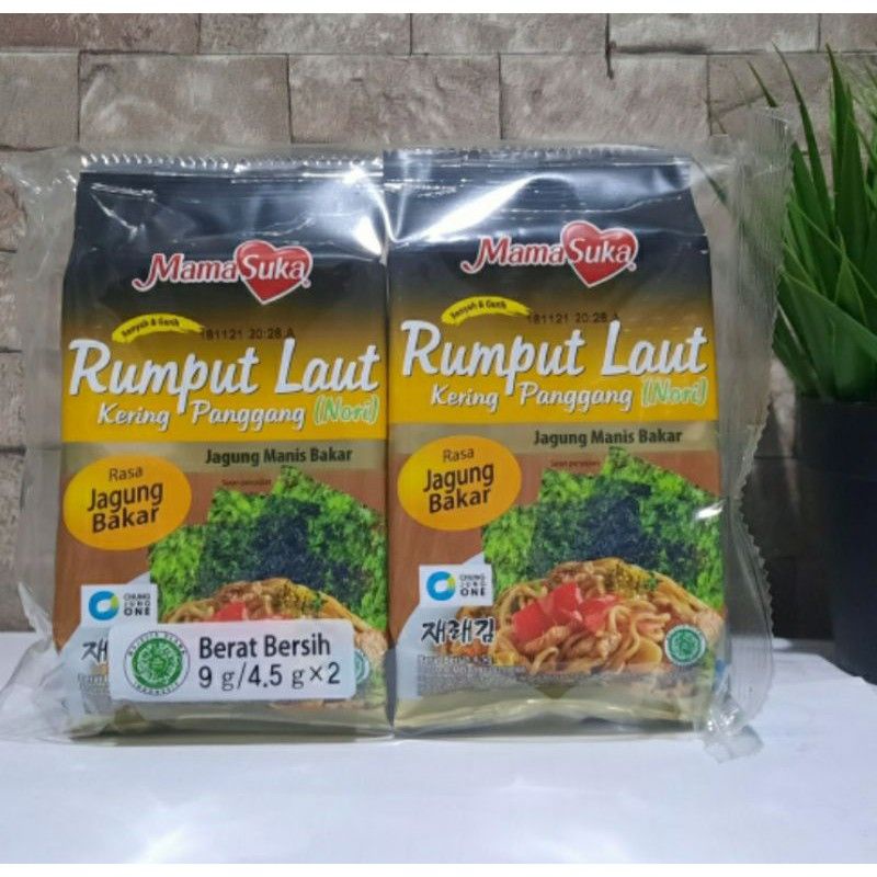 Mamasuka Rumput Laut 1bungkus isi 2 pack