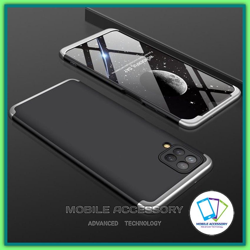 Hard Case Samsung A12 Gkk Armor 360 Hardcase Full Protective Slim Back Cover Casing Hp Murah