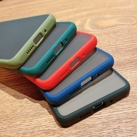 CASE MATTE SAMSUNG GALAXY A70 A70S TRANSPARAN FUZE MACARON MY CHOICE - FA