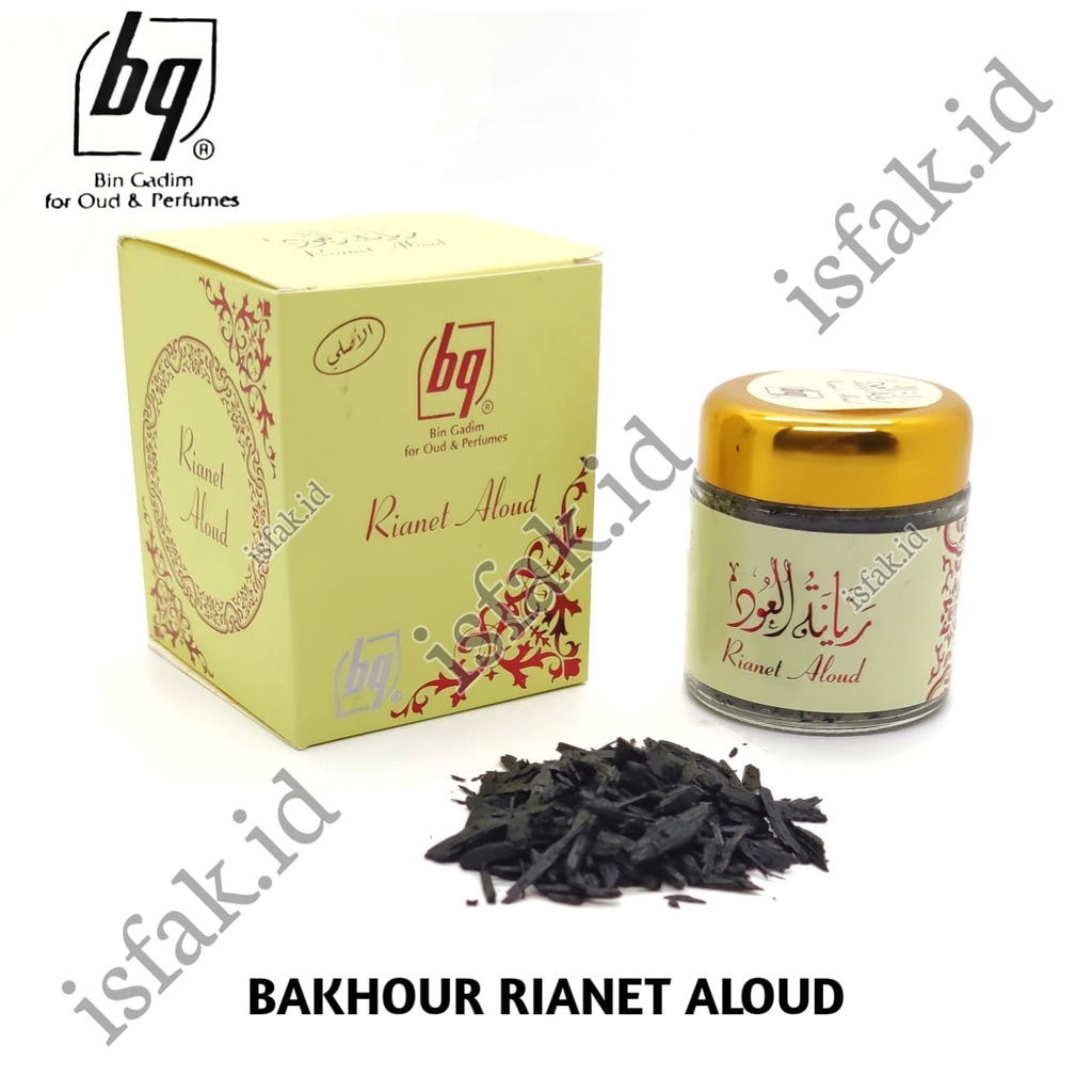 Bukhur Rianet Al Oud Bin Qodim 30 Gr Bakhoor BQ Bukhour Gaharu Gahru Ukup Original Import Buhur Asli Saudi Arab