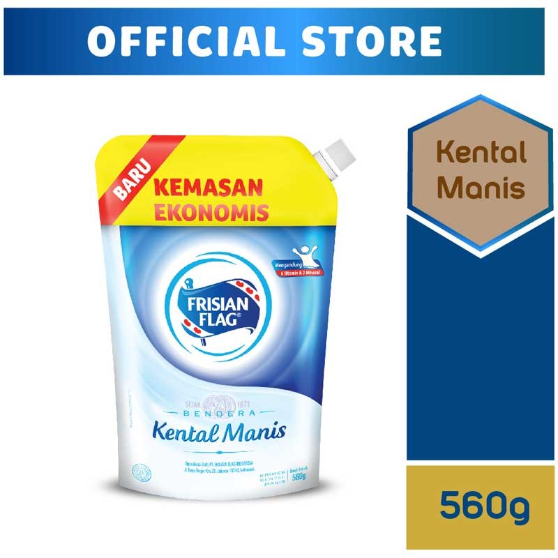

FRISIAN FLAG Kental Manis Putih Pouch 560g