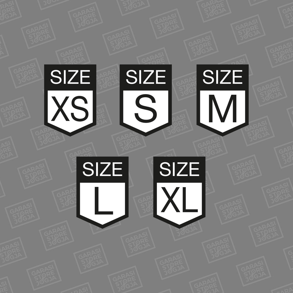 Stiker Size Frame sepeda