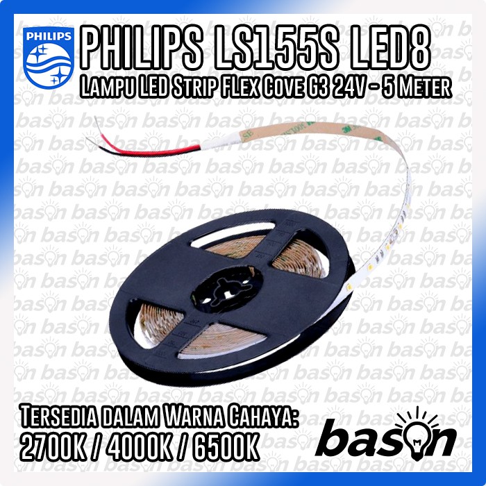 PHILIPS LED Strip LS155S IP20 800lm per meter - 5Meter 24Volt - FlexCove Trade