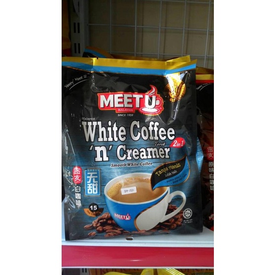 

meet u white coffee n creamer 2in1