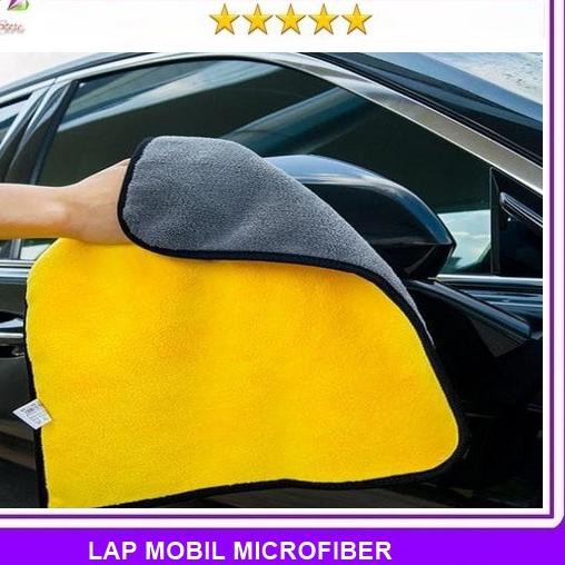 Import Terbaik Kain Lap Mobil Motor Microfiber Tebal Anti Lecet grosir