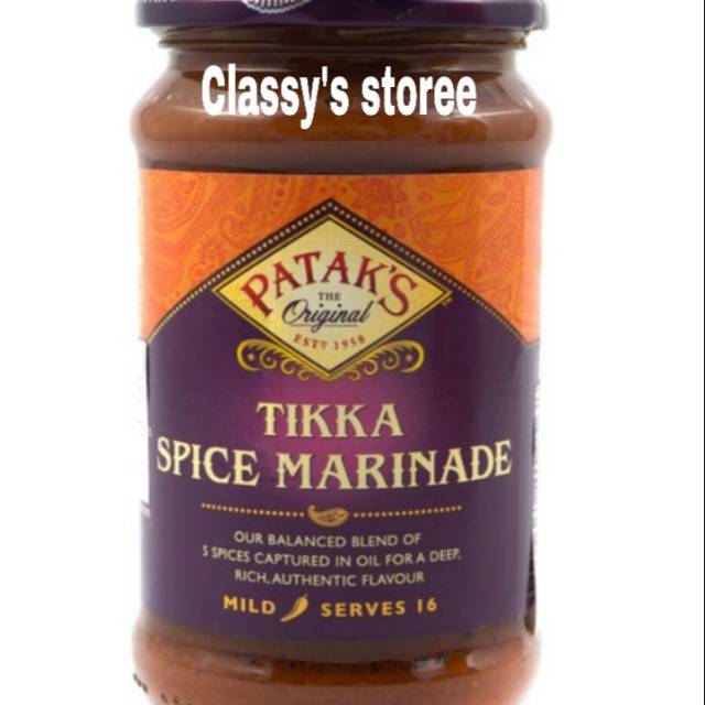 

Pataks Tikka Spice Marinade 283gr