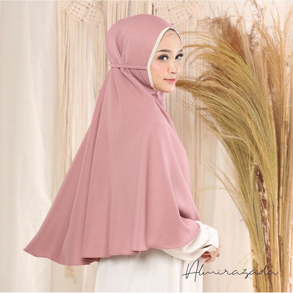 Jilbab BERGO JUMBO  LIST RENDA BY ALMIRAZADA