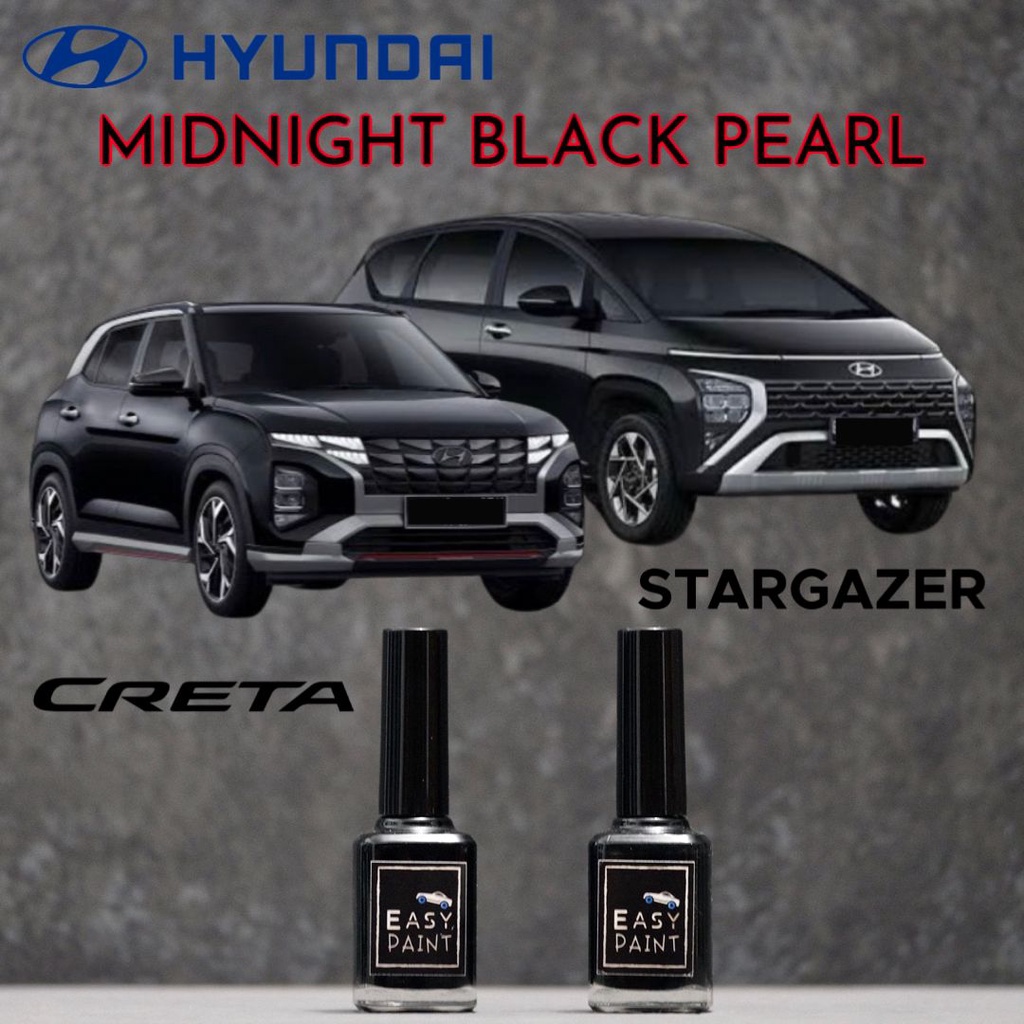 Cat Oles Midnight Black Pearl Hyundai Creta Stargazer Hitam Metalik 15ml