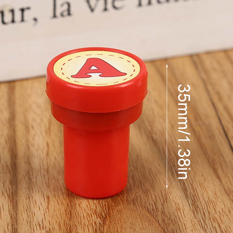 Mary Anak Hadiah Mainan Warna-Warni Seal Self Inking Scrapbooking Plate Ink Pads Stamper