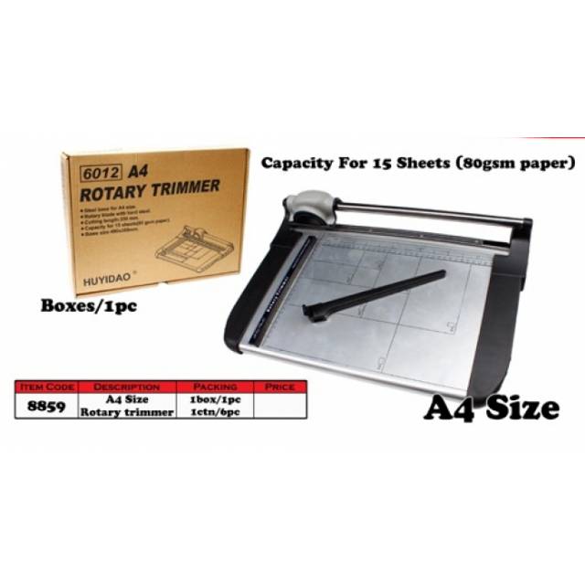 ROTARY TRIMMER A4 - Alat Pemotong Kertas Paper Cutter