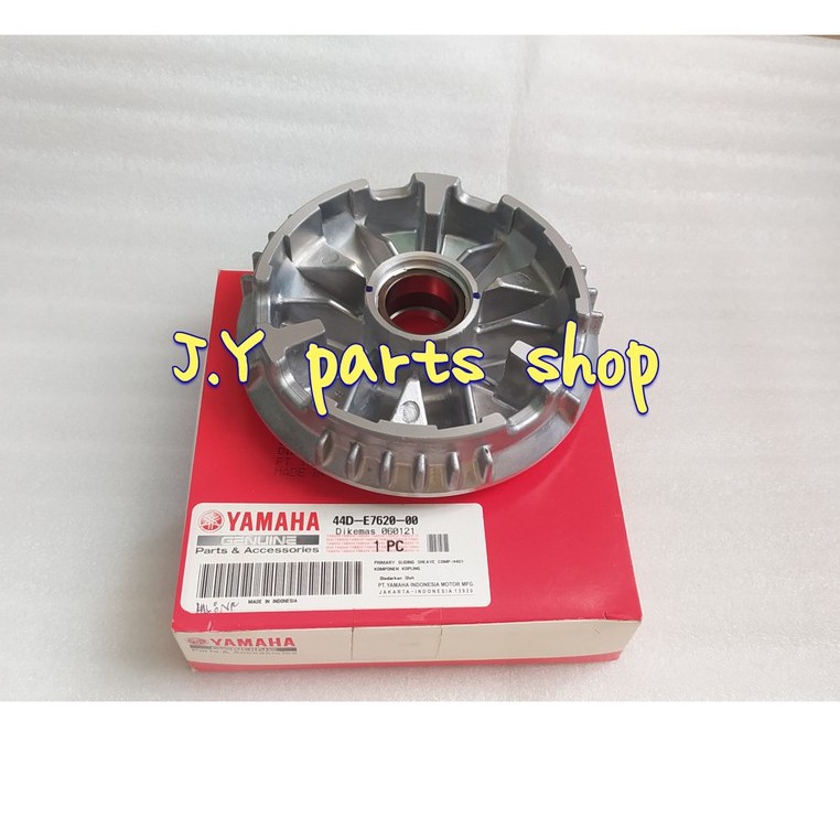 primary sliding sheave rumah roller roler xeon karbu rc gt aerox 125 ori ygp 44D-E7620-00